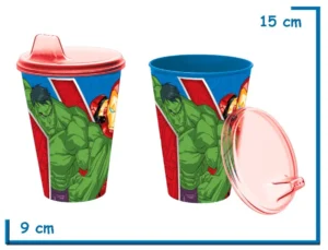 AVENGERS VASO 430 ML EASY SLIPPER