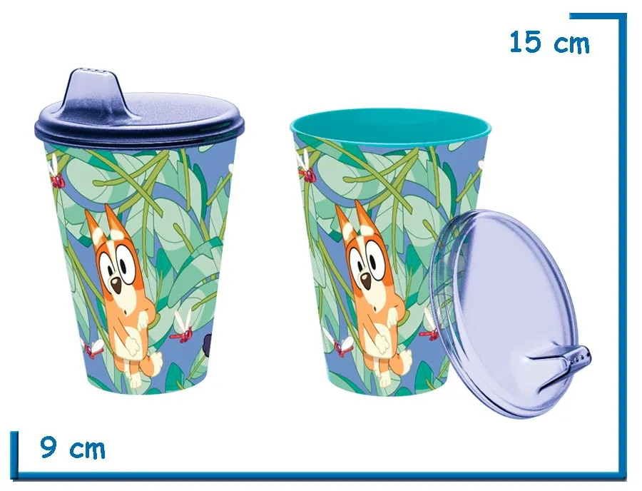 BLUEY VASO 430 ML EASY SLIPPER