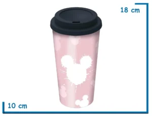 MICKEY MOUSE VASO 520 ML CAFE DOBLE