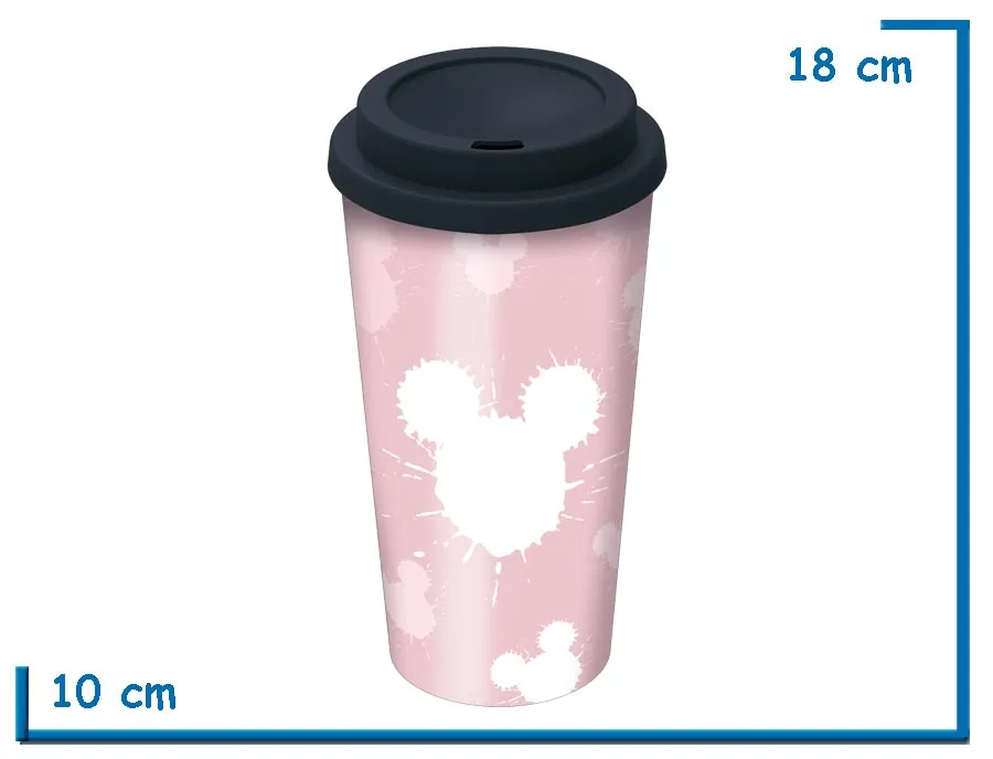 MICKEY MOUSE VASO 520 ML CAFE DOBLE