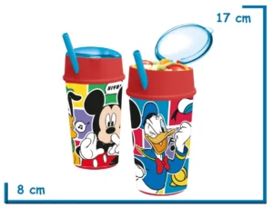 MICKEY MOUSE VASO 400 ML SNACK