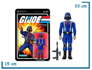 SUPER 7 REACTION G.I.JOE COBRA TROOPER INFANTRY (ROJO)