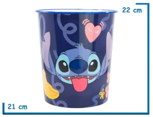 STITCH DUSTBIN PAPELERA 22 X 21CM