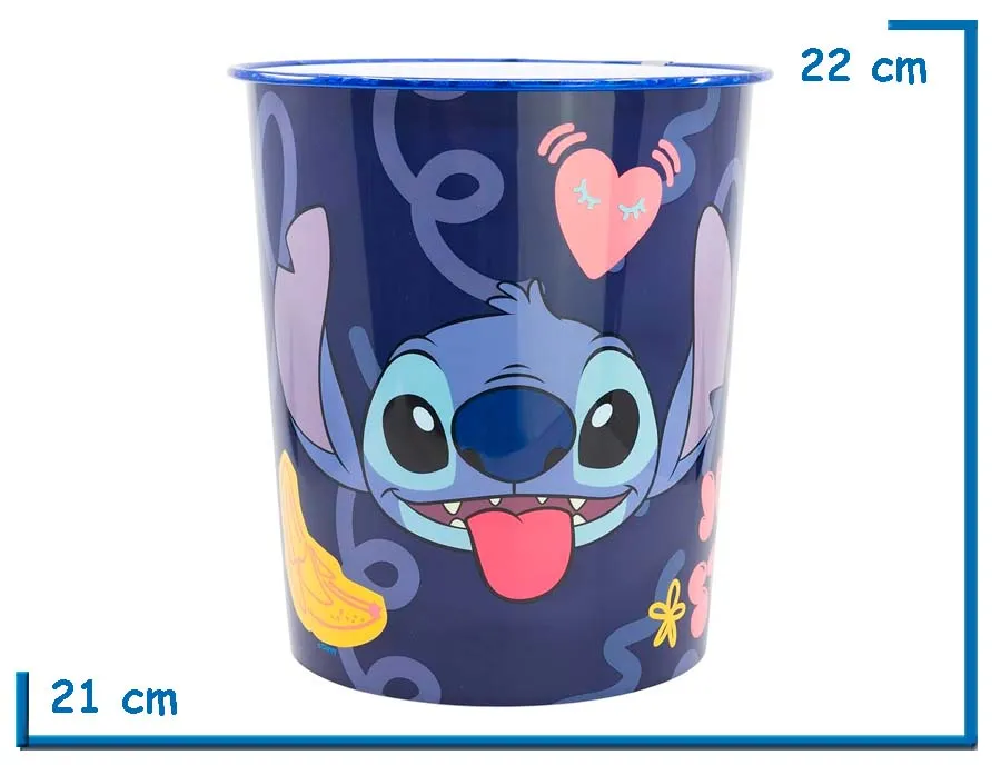STITCH DUSTBIN PAPELERA 22 X 21CM