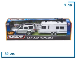 TEAMSTERZ CAR AND CARAVAN PLATEADO