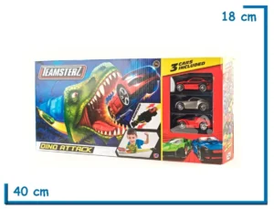 TEAMSTERZ PISTA DINO ATTACK CON 3 AUTOS