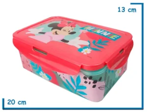 MINNIE MOUSE LUNCHERA RECTANGULAR CON DIVISIONES