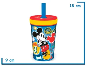 MICKEY MOUSE VASO CON SORBETE QUE NO SE VUELCA 370ML