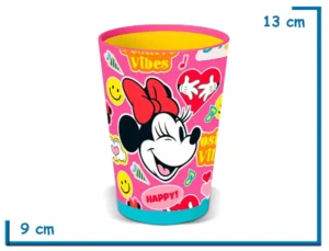 MINNIE MOUSE VASO QUE NO SE VUELCA 470ML