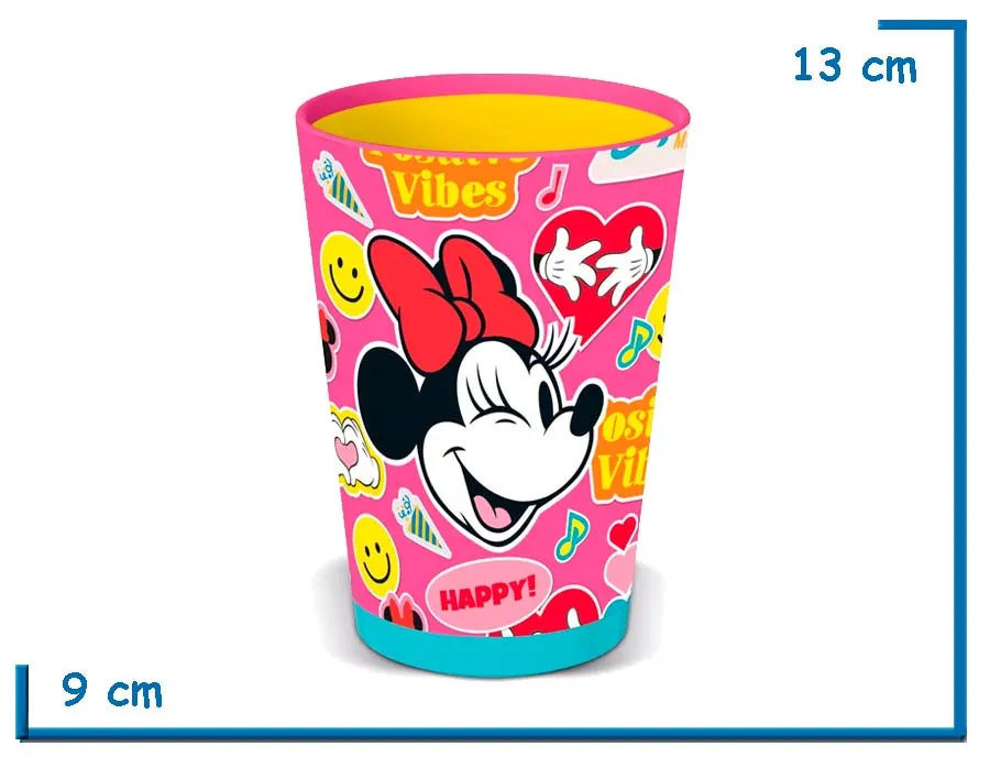MINNIE MOUSE VASO QUE NO SE VUELCA 470ML