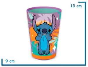 STITCH VASO QUE NO SE VUELCA 470ML