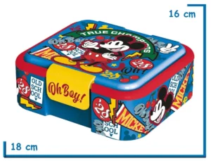 MICKEY MOUSE LUNCHERA SUPREME MULTI COMPARTIMIENTO