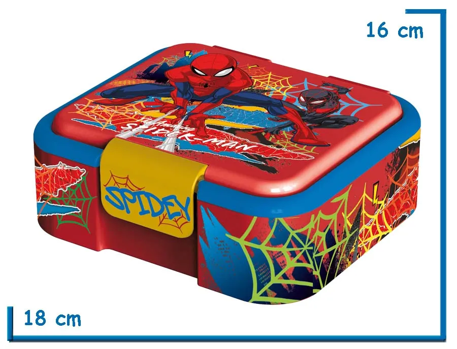 SPIDER-MAN LUNCHERA SUPREME MULTI COMPARTIMIENTO
