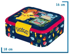 POKEMON LUNCHERA SUPREME MULTI COMPARTIMIENTO