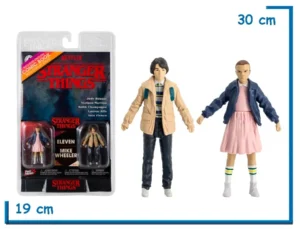 MCFARLANE ELEVEN & MIKE WHEELES STRANGER THINGS 8CM