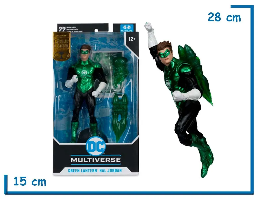 MCFARLANE GREEN LANTERN HAL JORDAN GL 18 CM DC MULTIVERSE