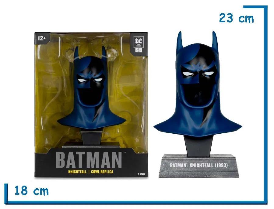 MCFARLANE BATMAN KNIGHTFALL COWL REPLICA DC DIRECT