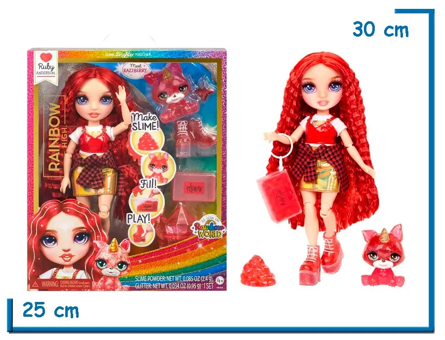 MGA RAINBOW HIGH RUBY ANDERSON RAINBOW WORLD