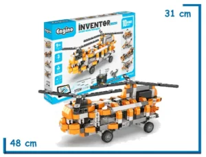 2X1 ENGINO INVENTOR MOTORIZED DOUBLE BLADE HELICOPTER