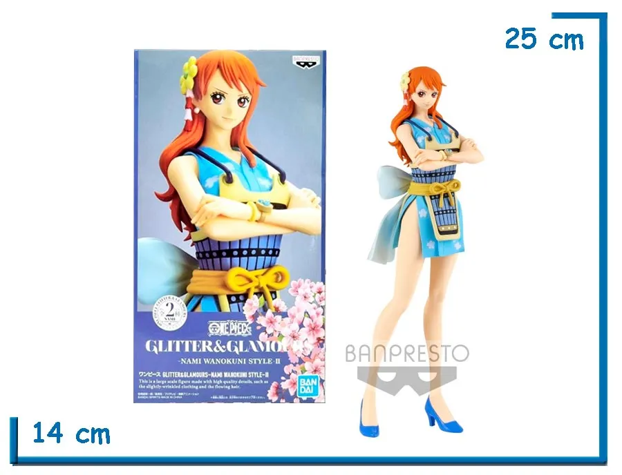 BANPRESTO NAMI WANOKUNI STYLE II ONE PIECE GLITTER & GLAMOURS