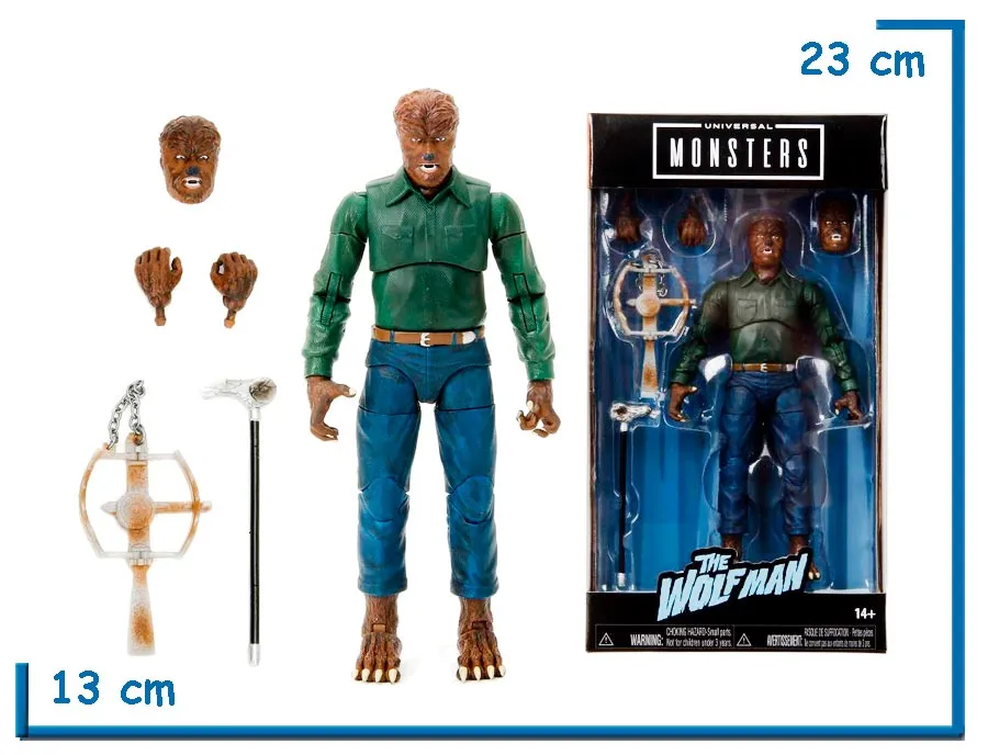 JADA THE WOLFMAN UNIVERSAL MONSTERS 6 PULGADAS