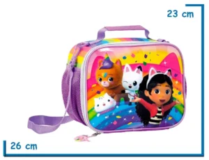 LUNCHERA GABBYS DOLLHOUSE VIOLETA ARCOIRIS Y AMIGOS