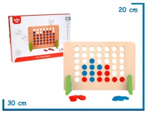 TOOKY TOY 4 IN A ROW GAME 4 EN LINEA DE MADERA