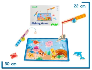 TOOKY TOY FISHING GAME JUEGO DE PESCA DE MADERA