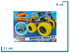 2X1 HOT WHEELS MONSTER PORTIONS MONSTER TRUCK KIT PULL BACK