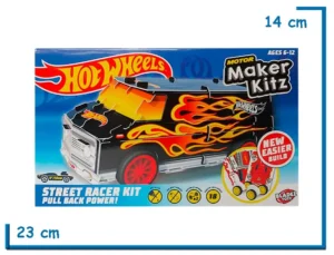 2X1 HOT WHEELS SUPER VAN NEGRA STREET RACER KIT PULL BACK
