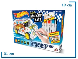 2X1 HOT WHEELS CUSTOM RACER KIT VAN PULL BACK
