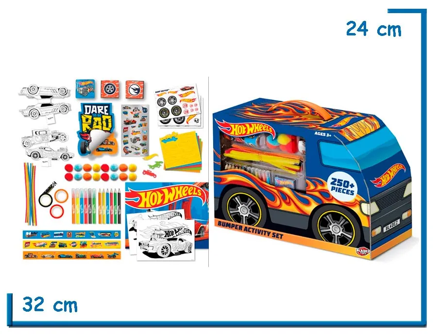 2X1 HOT WHEELS BUMPER ACTIVITY SET