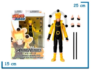 BANDAI NARUTO SIX PATHS NARUTO ANIME HEROES 17CM
