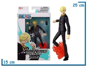 BANDAI SANJI ONE PIECE ANIME HEROES 17CM