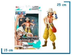 BANDAI USOPP ONE PIECE ANIME HEROES 17CM