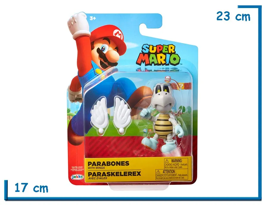 JAKKS SUPER MARIO BROS PARABONES FIGURA 10CM