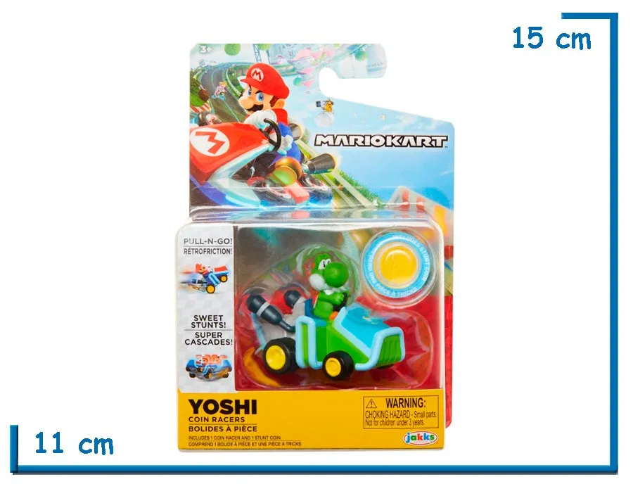 JAKKS MARIO KART YOSHI COIN RACERS