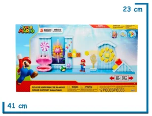 JAKKS SUPER MARIO DELUXE UNDERWATER PLAYSET