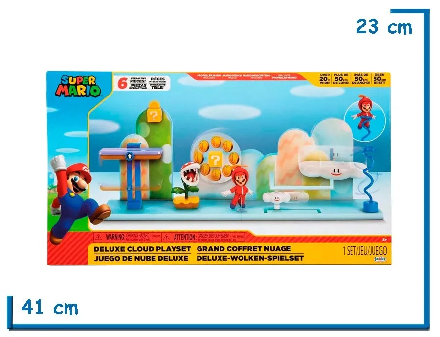 JAKKS SUPER MARIO DELUXE CLOUD PLAYSET