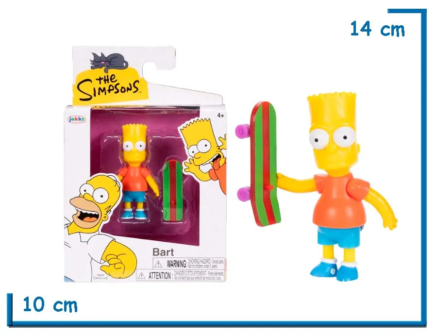 JAKKS THE SIMPSONS BART FIGURA 7CM