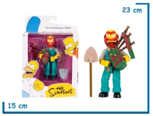 JAKKS THE SIMPSONS GROUNDSKEEPER WILLIE FIGURA 13CM