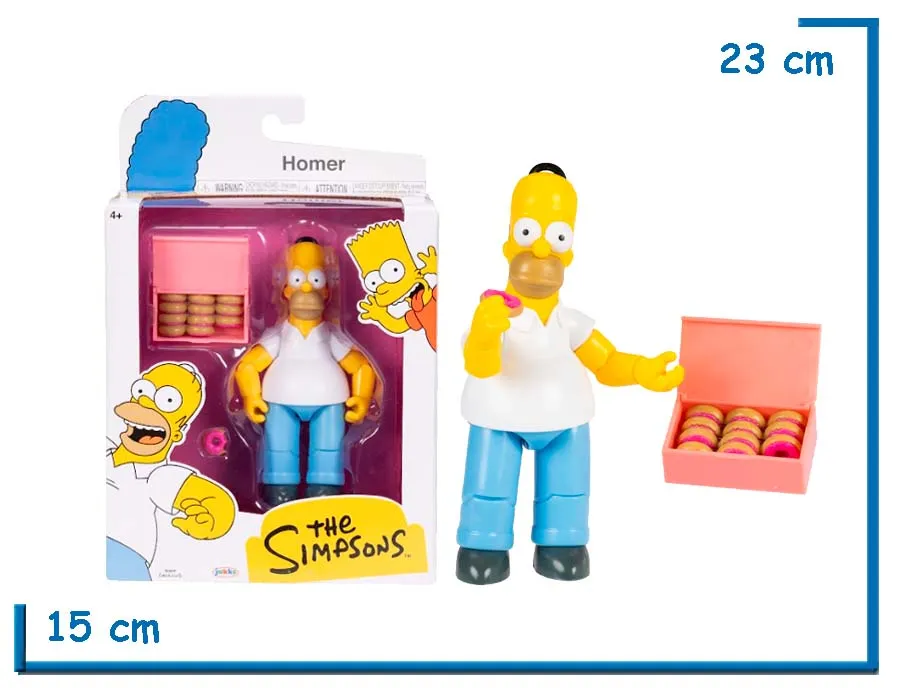 JAKKS THE SIMPSONS HOMER FIGURA 13CM