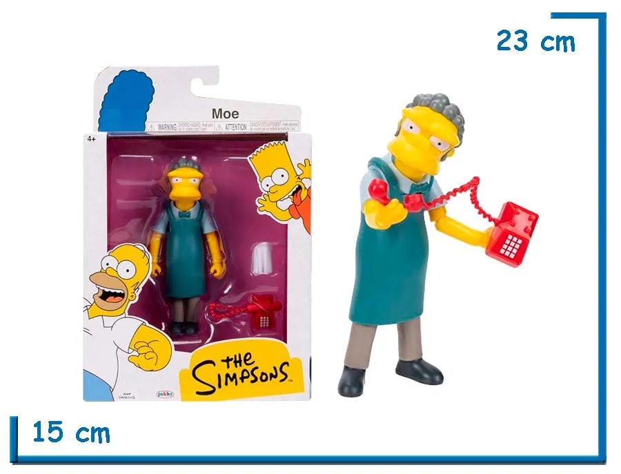 JAKKS THE SIMPSONS MOE FIGURA 13CM