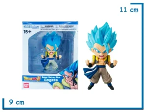 BANDAI SS BLUE GOGETA DRAGON BALL SUPER CHIBI MASTERS