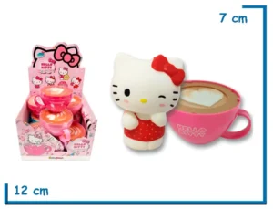 SBABAM HELLO KITTY CAPPUCCINO FUCSIA SQUISHY SORPRESA