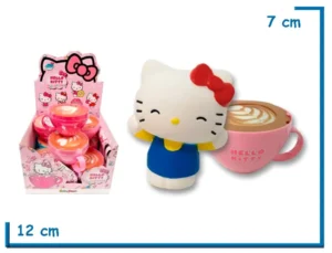 SBABAM HELLO KITTY CAPPUCCINO ROSA SQUISHY SORPRESA