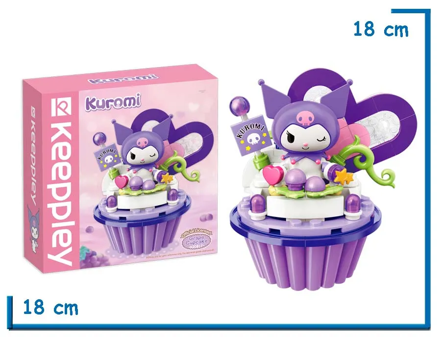 KEEPPLEY KUROMI GRAPE CUPCAKE