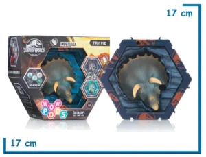 WOW! PODS SOUND FX TRICERATOPS JURASSIC WORLD CON LUZ Y SONIDO