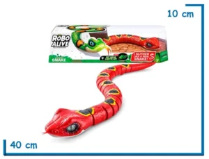 ZURU ROBO ALIVE SLITHERING SNAKE ROJA
