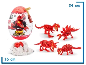 ZURU ROBO ALIVE  VOLCANO DINO FOSSIL FIND FIGURA SORPRESA